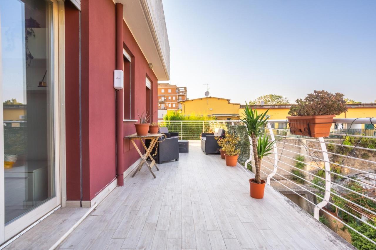 Urban Retreat -Private Parking+Terrace Roma Exterior foto