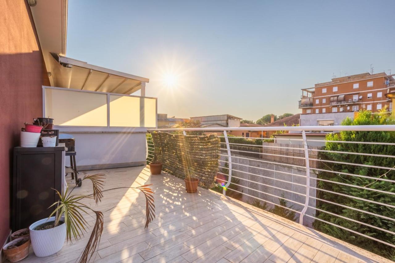 Urban Retreat -Private Parking+Terrace Roma Exterior foto